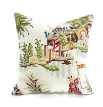 Load image into Gallery viewer, 16&quot; x 16&quot; Clarence House Zang in the color Multi Pillow Cover
