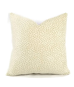 Manuel Canovas Safari in the color Cream and Tan Pillow Cover