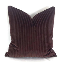 Load image into Gallery viewer, Pindler &amp; Pindler Pinebrook Chocolate Pillow Cover
