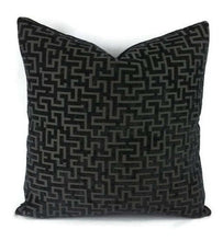 Load image into Gallery viewer, Pindler Segovia in the color Ebony Pillow Cover
