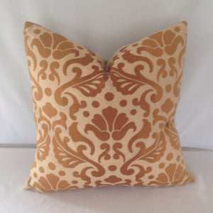 Hodsoll McKenzie Isolde Dark Gold Embroidered Pillow Cover