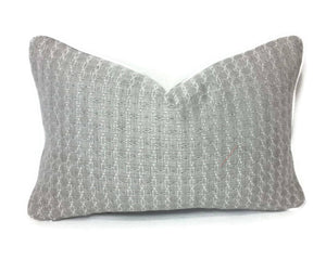 11.5" x 18" Weitzner Retreat in the color Smoke Lumbar Pillow Cover