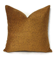 Load image into Gallery viewer, Stark Fabrics Paulina Jungle in Black Tawny Pillow Cover
