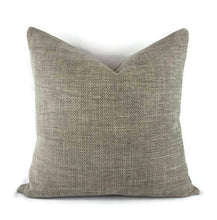 Load image into Gallery viewer, Dark Gray and Gray Basket Woven Chenille Pillow Cover
