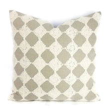 Load image into Gallery viewer, F. Schumacher is Rosette Embroidery Linen Pillow Cover
