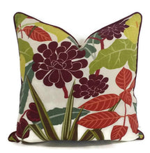 Load image into Gallery viewer, Robert Allen Rowlily in the color Jungle Pillow Cover
