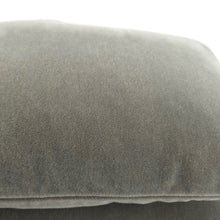 Load image into Gallery viewer, 12&quot; x 20&quot; Solid Gray Mohair Lumbar Pillow Cover
